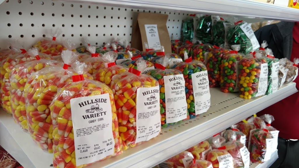 Hillside Variety and Bulk Foods Store | 1340 King St N, St. Jacobs, ON N0B 2N0, Canada | Phone: (519) 664-0344