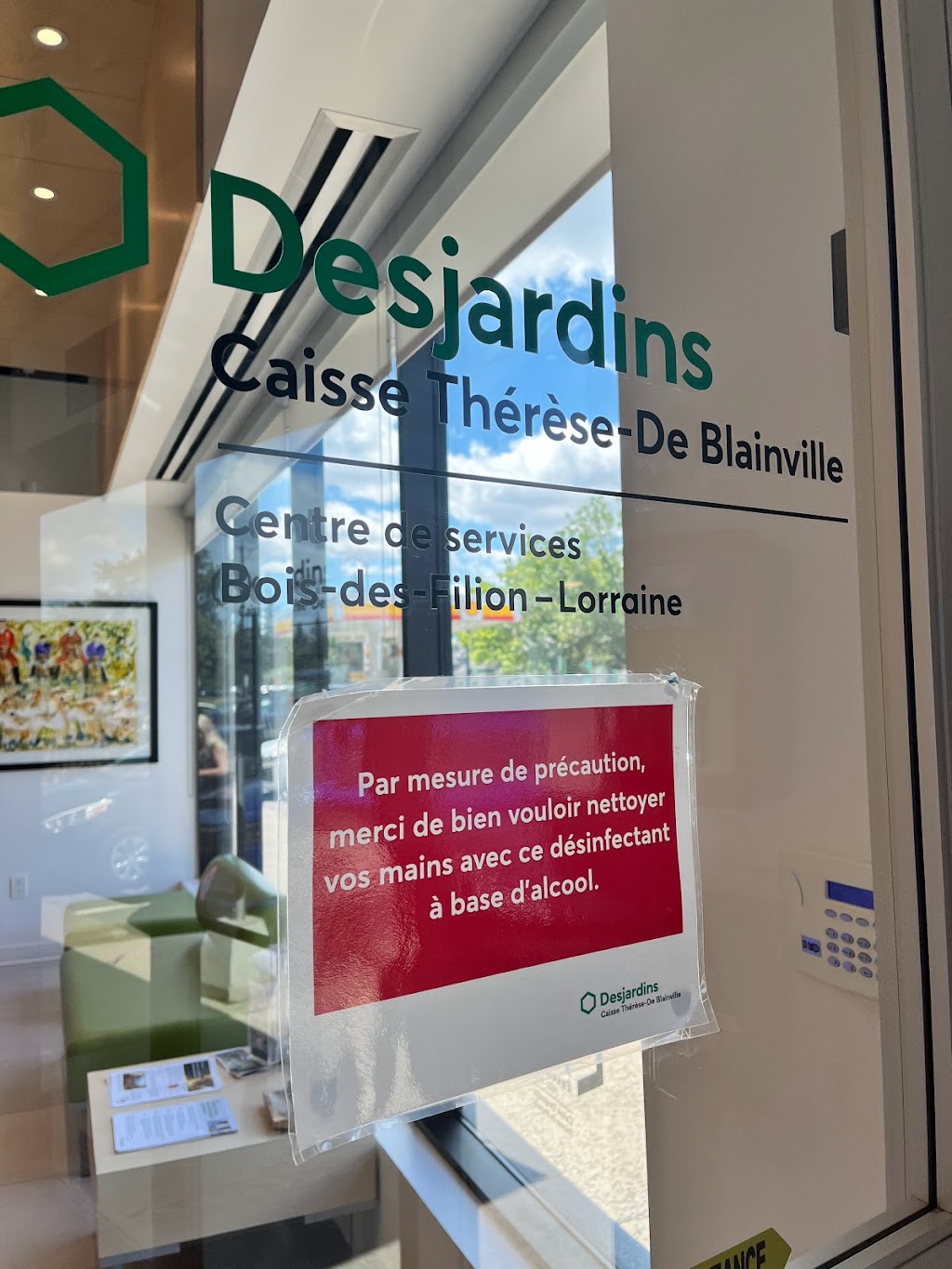 Caisse Desjardins | 63 Mnt Gagnon, Bois-des-Filion, QC J6Z 4H3, Canada | Phone: (450) 430-6550