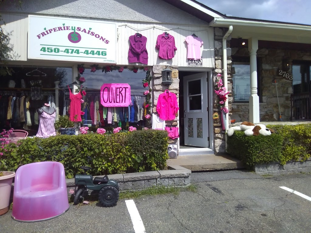 Friperie Quatres Saisons | 2763 Chemin Ste Marie, Mascouche, QC J7K 1N2, Canada | Phone: (450) 474-4446