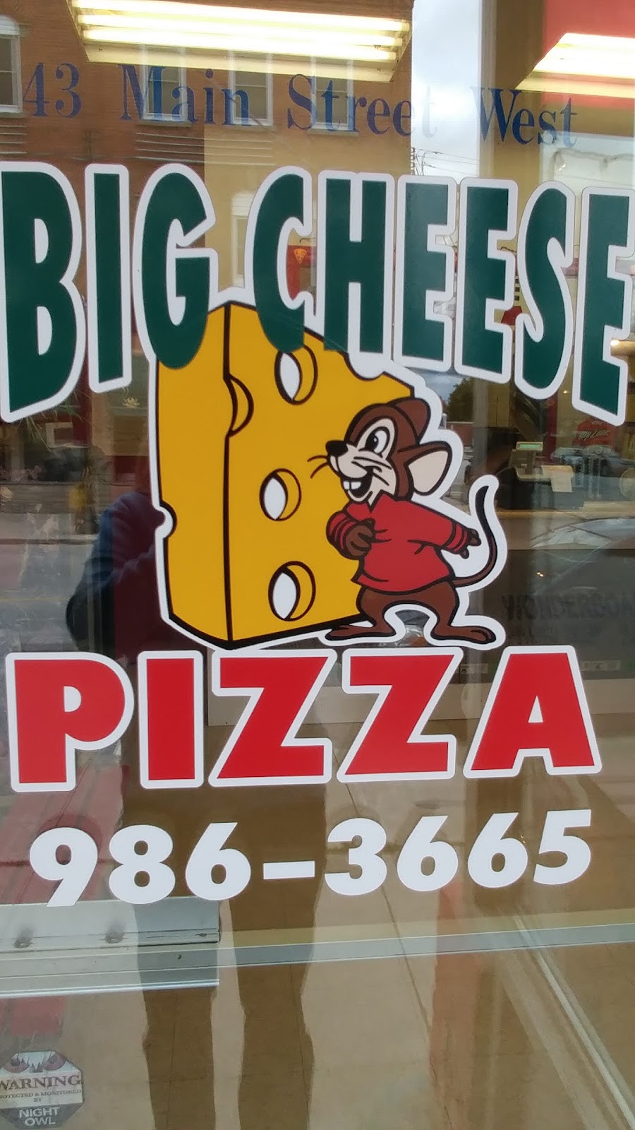 Big Cheese Pizza | 43 Main St W, Markdale, ON N0C 1H0, Canada | Phone: (519) 986-3665
