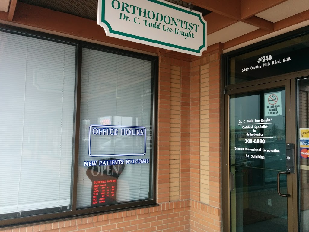 Dr. C. Todd Lee-Knight Orthodontist | 5149 Country Hills Blvd NW, Calgary, AB T3A 5K8, Canada | Phone: (403) 208-8080