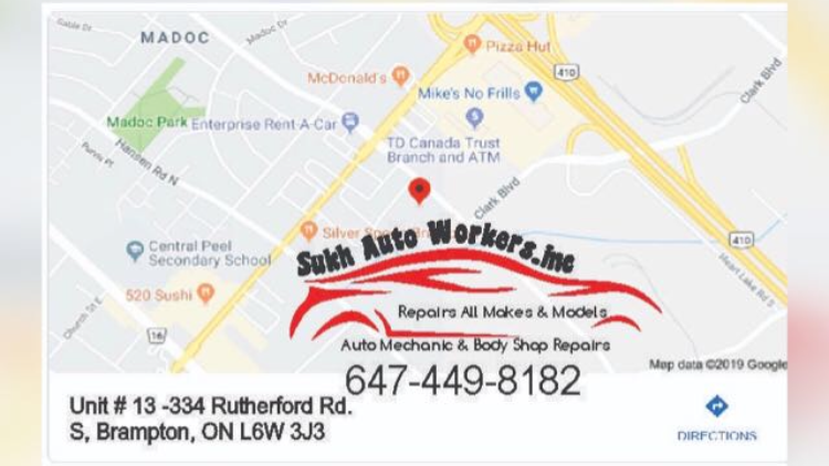 Sukh Auto Workers Inc. | 334 Rutherford Rd S Unit 13, Brampton, ON L6W 3K6, Canada | Phone: (647) 449-8182