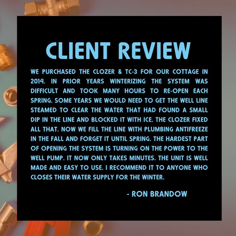 The Clozer - Prevent Frozen Plumbing | 3709 ON-11, Marten River, ON P0H 1T0, Canada | Phone: (705) 892-5888