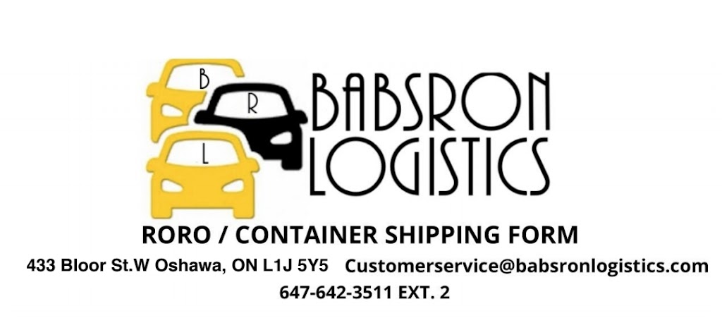 Babsron Logistics | 433 Bloor St W, Oshawa, ON L1J 5Y5, Canada | Phone: (647) 642-3511