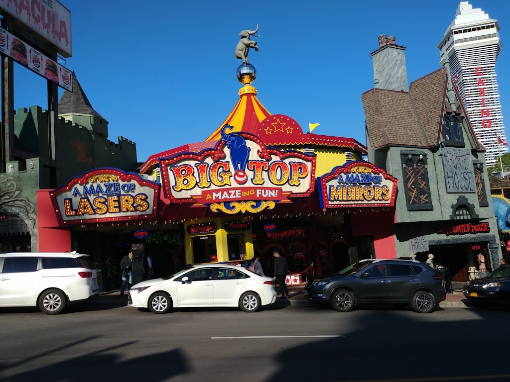 Big Top Amazing Mirror & Laser Maze 4943 Clifton Hill, Niagara Falls, ON L2G 3N5, Canada