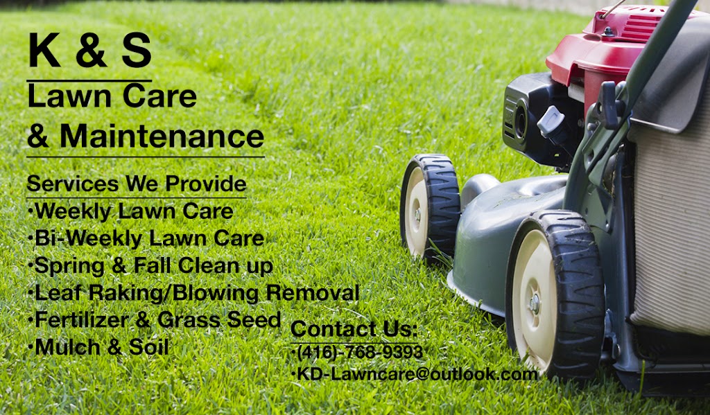K&S Lawn Care | 26 Stouffer St, Whitchurch-Stouffville, ON L4A 5Z8, Canada | Phone: (416) 768-9393