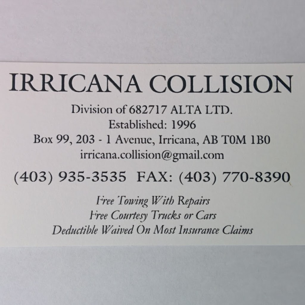 Irricana Collision | 203 1 Ave, Irricana, AB T0M 1B0, Canada | Phone: (403) 935-3535