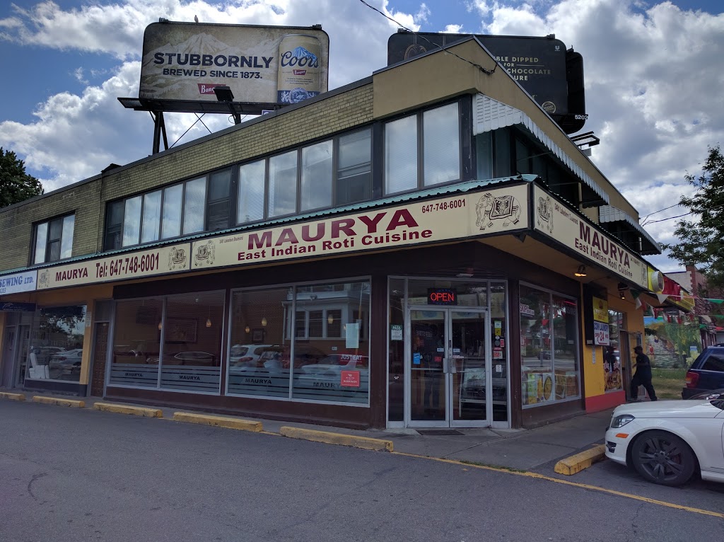 Maurya East Indian Roti (Etobicoke) | 2481 Lake Shore Blvd W, Etobicoke, ON M8V 1C5, Canada | Phone: (647) 748-6001