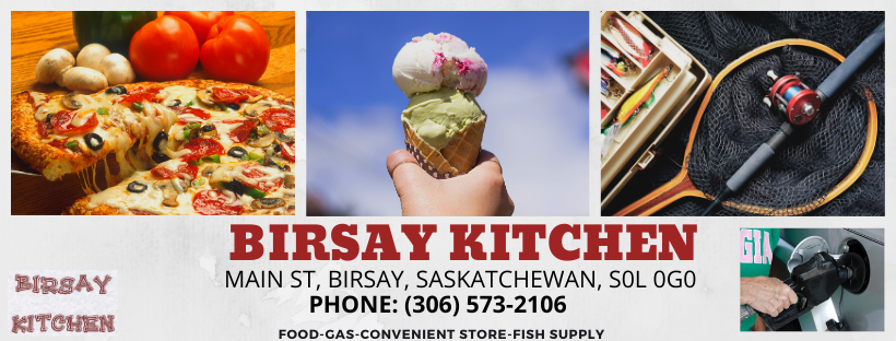 Birsay Kitchen | 32W9+MC, Birsay, SK S0L 0G0, Canada | Phone: (306) 573-2106