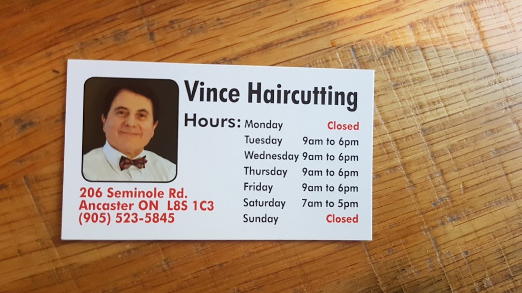 Vince Hair Cutting | 206 Seminole Rd, Ancaster, ON L9G 1Y9, Canada | Phone: (905) 523-5845