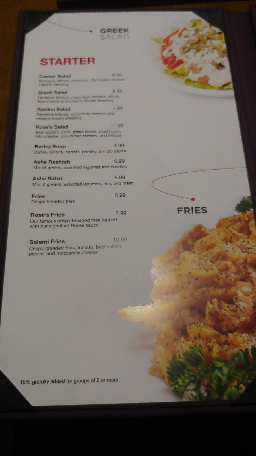 Roses New York Restaurant | 6313 Yonge St, North York, ON M2M 3X7, Canada | Phone: (416) 733-3636