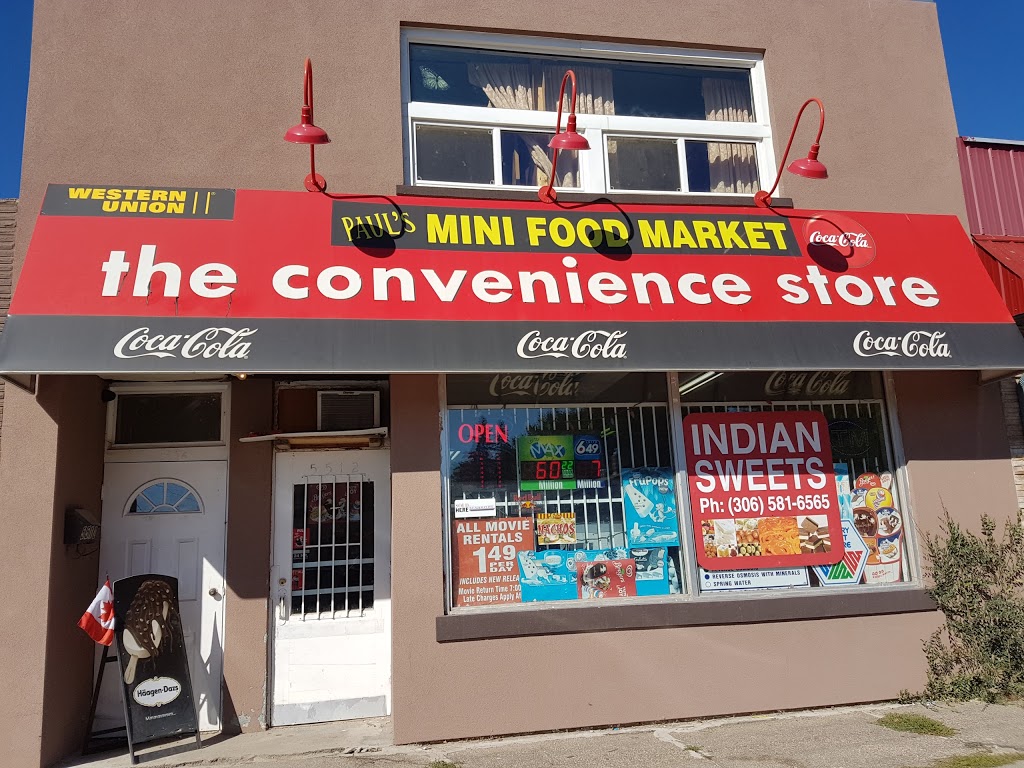 Pauls Mini Food Mart | 5512 7th Ave, Regina, SK S4T 0S7, Canada | Phone: (306) 791-6363
