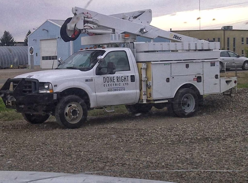 Done Right Electric Ltd | SE 1/4 36-9-17 W4, Box 4647, Taber, AB T1G 2E1, Canada | Phone: (403) 380-0370