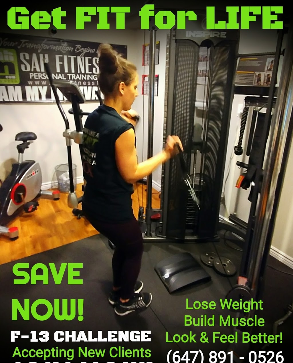 SAH Fitness 13, Personal Training Studio & Nutrition | 759 Constellation Dr, Mississauga, ON L5R 2V8, Canada | Phone: (647) 891-0526