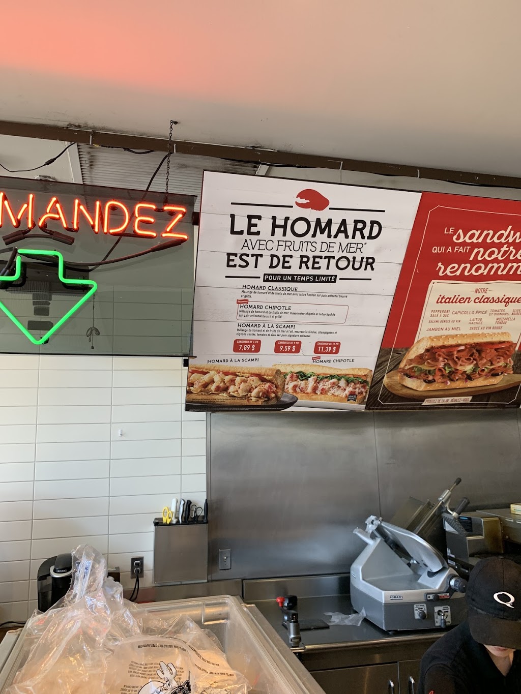 Quiznos | 9380 Boulevard Leduc Suite 10 & 15, Brossard, QC J4Y 0B3, Canada | Phone: (450) 443-0333
