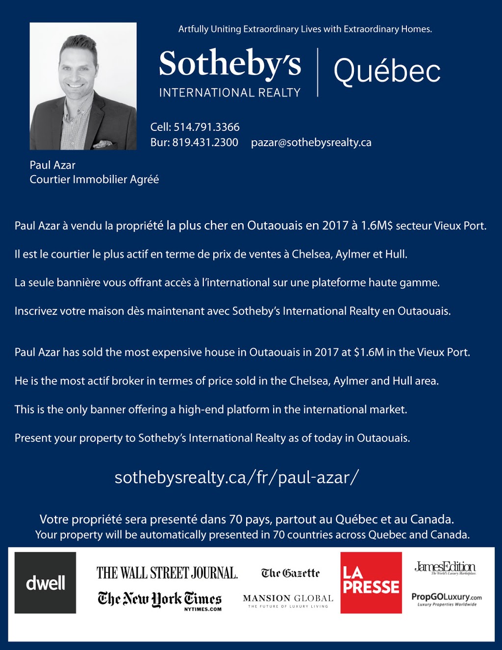 Sothebys International Realty Quebec | real estate agency | 139 Chemin Musie Loop, Chelsea, QC J9B 1Y6, Canada | 5147913366 OR +1 514-791-3366