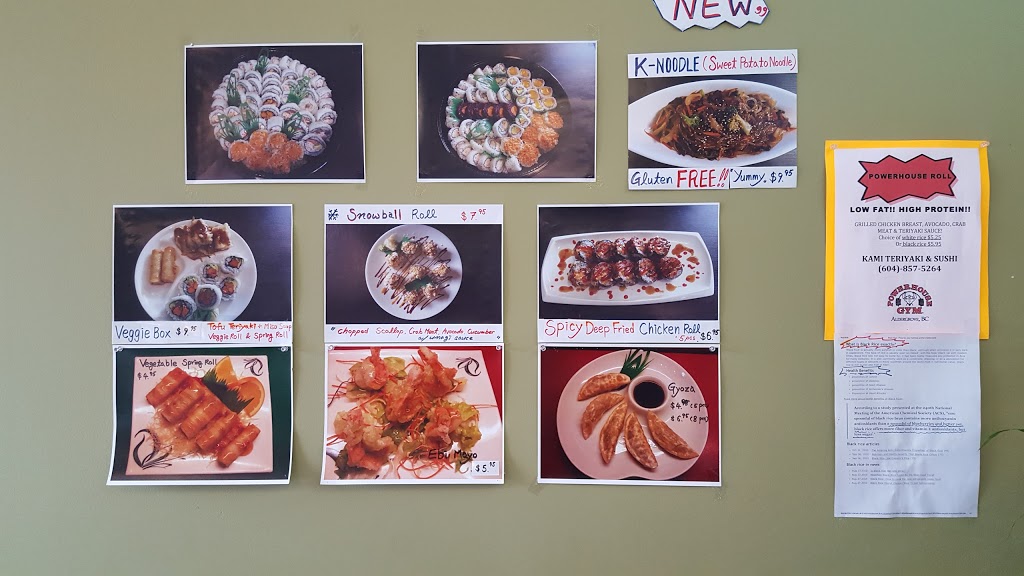 Kami teriyaki & sushi | CA BC, 26310 Fraser Hwy #320, Aldergrove, BC V4W 2Z7, Canada | Phone: (604) 857-5264