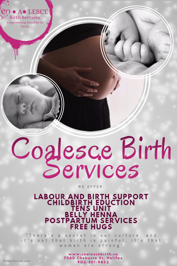 Coalesce Birth Services | 44 Gristmill Ct, Halifax, NS B3M 0B9, Canada | Phone: (902) 301-9852