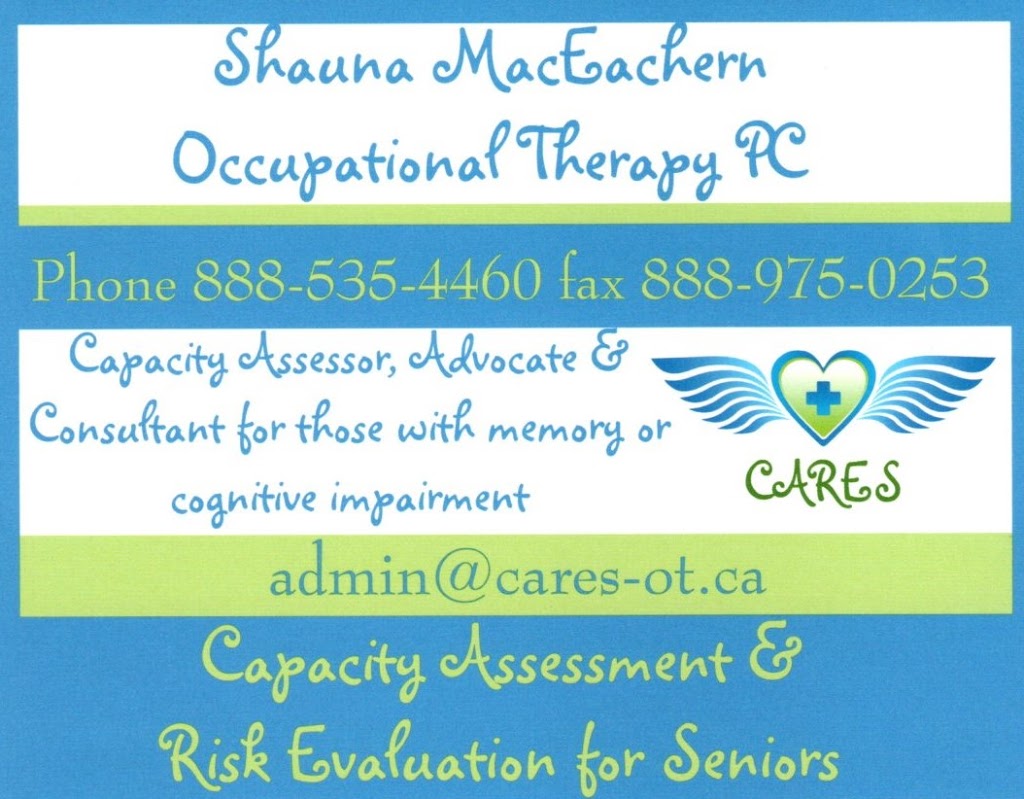Shauna MacEachern Occupational Therapy PC | 184 Sandhills Rd, Woodville, ON K0M 2T0, Canada | Phone: (888) 535-4460