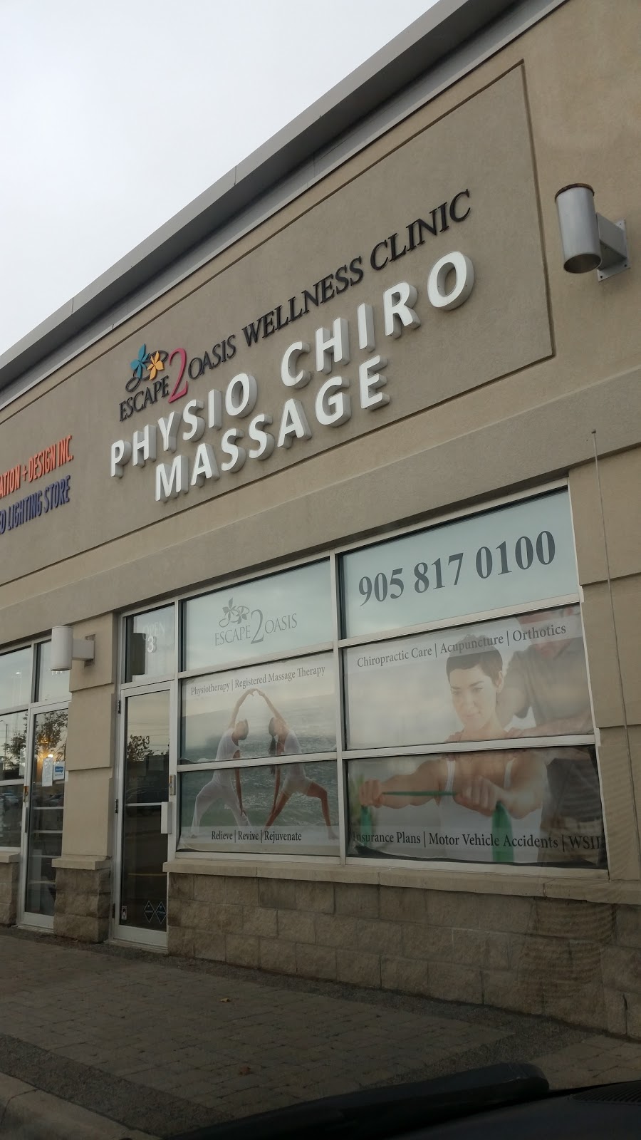 Escape 2 Oasis Wellness Clinic | 6986 Financial Dr #3, Mississauga, ON L5N 8J4, Canada | Phone: (905) 817-0100