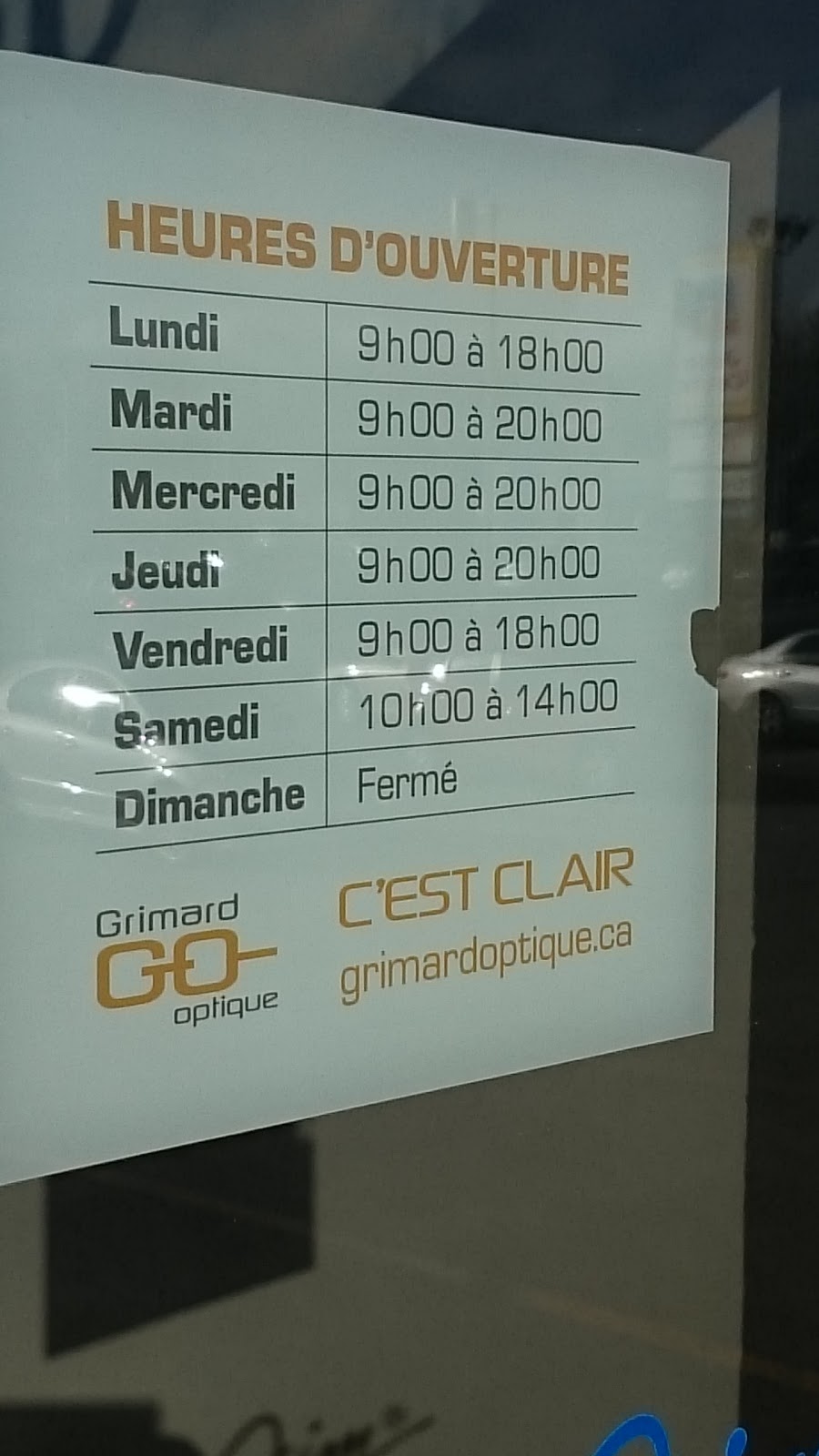 Grimard Optique | 2071 Boulevard des Laurentides, Laval, QC H7M 4M2, Canada | Phone: (450) 663-4282