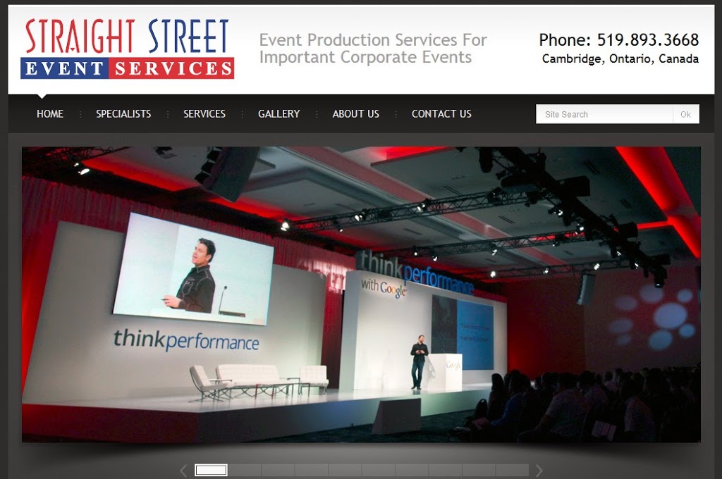Straight Street Event Services | 115 Saltsman Dr Unit C1, Cambridge, ON N3H 4R7, Canada | Phone: (519) 893-3668