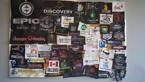 Okanagan Embroidery | 1179 Gordon Dr, Kelowna, BC V1Y 7B1, Canada | Phone: (778) 484-2111