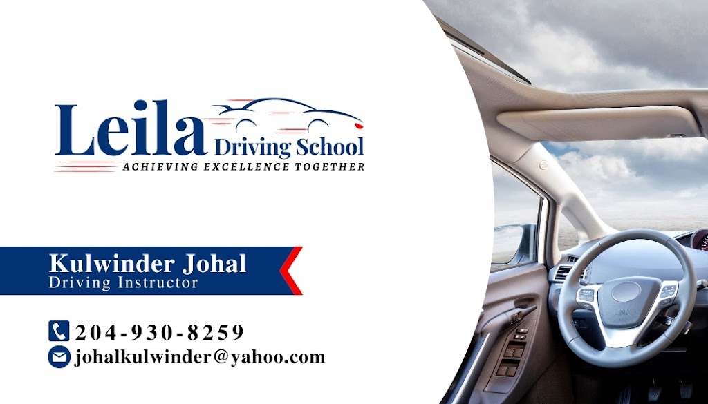 Leila Driving School | 175 Tennant Gate, Winnipeg, MB R2P 1X1, Canada | Phone: (204) 930-8259