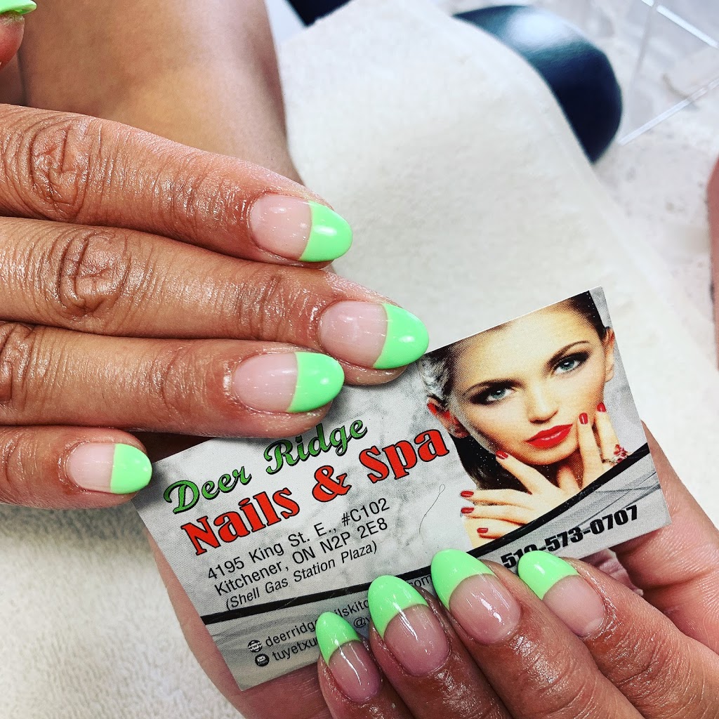 Deer Ridge Nails and Spa | 4195 King St E, Kitchener, ON N2P 2E8, Canada | Phone: (519) 573-0707