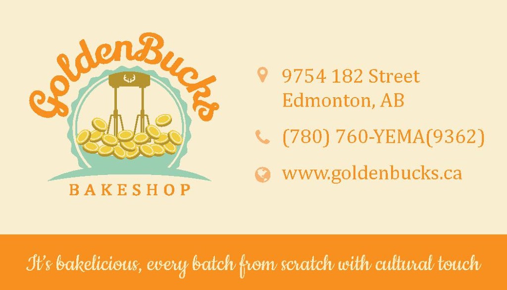 GoldenBucks Bakeshop | 9754 182 St NW, Edmonton, AB T5T 3T9, Canada | Phone: (780) 760-9362