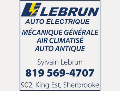 Lebrun Auto Electrique | 902 King E, Sherbrooke, QC J1G 1E2, Canada | Phone: (819) 569-4707