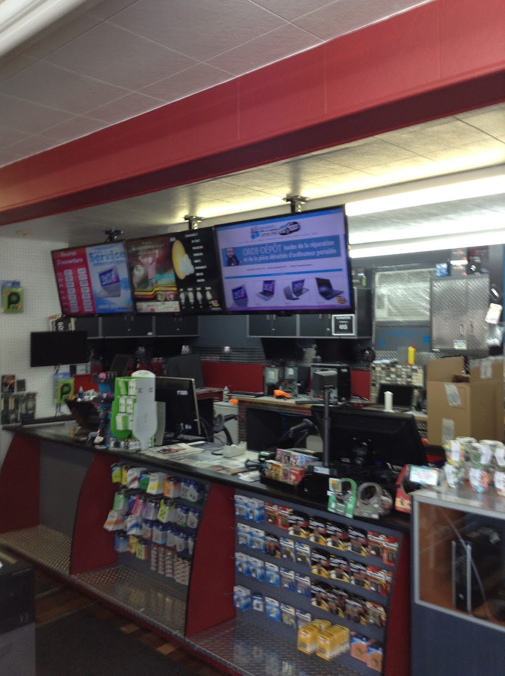 ORDI-DÉPÔT (Techno-Centre) Victoriaville Cherche le logo Bleu | 682 Boulevard des Bois Francs S, Victoriaville, QC G6P 5W7, Canada | Phone: (819) 551-1555