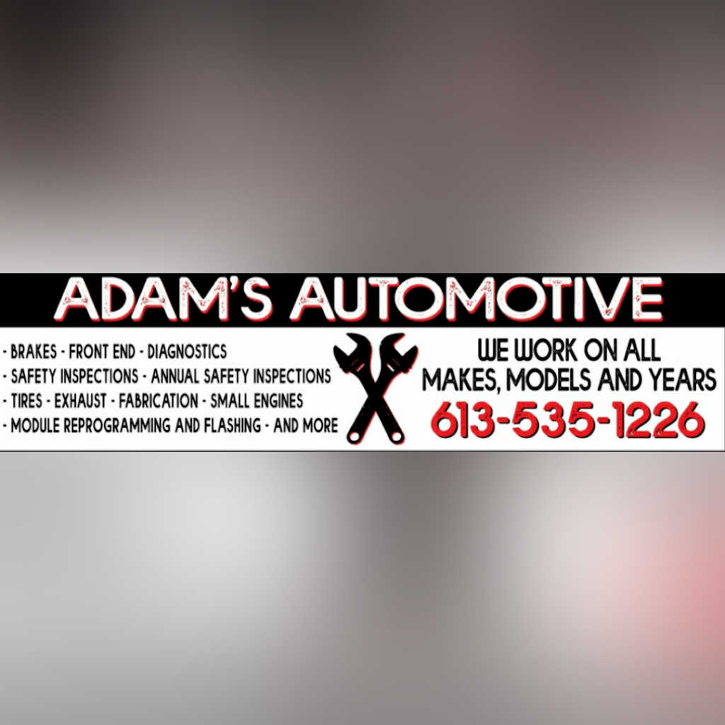 Adams Automotive | 12315 County Rd 18, Williamsburg, ON K0C 2H0, Canada | Phone: (613) 535-1226