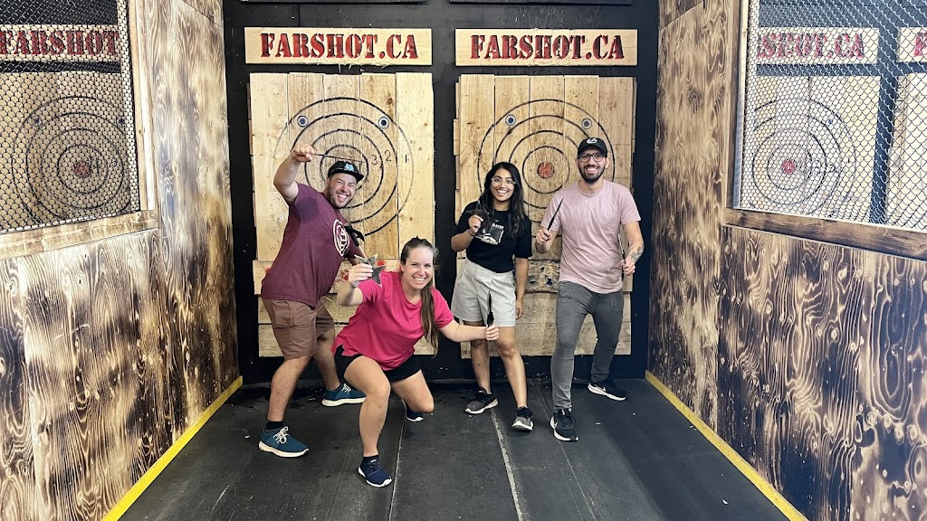 Far Shot Brampton - Axe Throwing, Knife and Archery | 255 Queen St E #1B, Brampton, ON L6W 2B8, Canada | Phone: (844) 750-0118