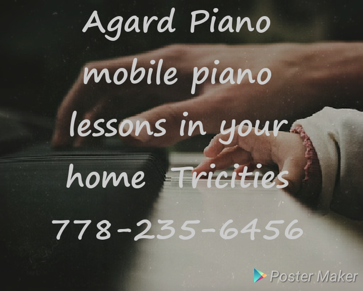 Agard Piano Lessons | electronics store | Johnson Ct, Coquitlam, BC V3B 4T6, Canada | 7782356456 OR +1 778-235-6456