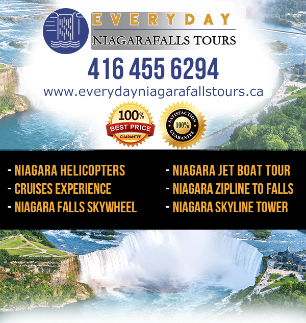 Niagara Falls Tours from Toronto | 61 Charcoal Way, Brampton, ON L6Y 5R9, Canada | Phone: (416) 455-6294