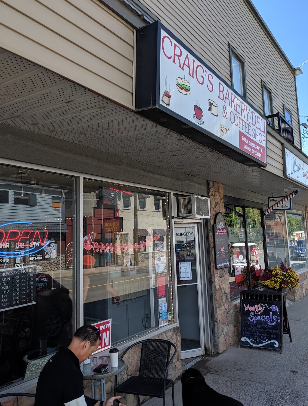 Craigs Bakery & Deli | 725 Shuswap Ave, Chase, BC V0E 1M1, Canada | Phone: (250) 679-8338