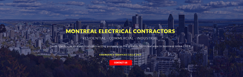 Gavin Electric Inc | 7885 Chemin de la Côte-de-Liesse, Saint-Laurent, QC H4T 1G4, Canada | Phone: (514) 935-9915