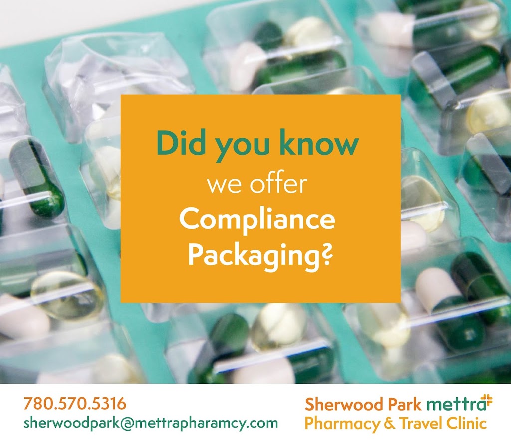 Sherwood Park mettra Pharmacy & Travel Clinic | 450 Ordze Rd #415, Sherwood Park, AB T8B 0C5, Canada | Phone: (780) 570-5316