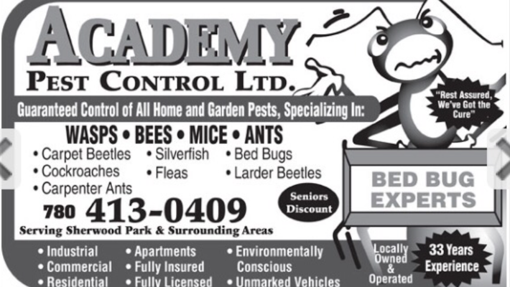 Academy Pest Control Ltd | 8 Willowbrook Crescent, St. Albert, AB T8N 3H9, Canada | Phone: (780) 413-0409