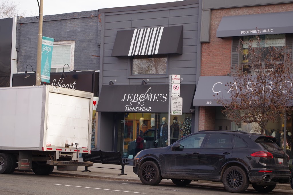 Jeromes Menswear | 2603 Yonge St, Toronto, ON M4P 2J1, Canada | Phone: (416) 489-2494