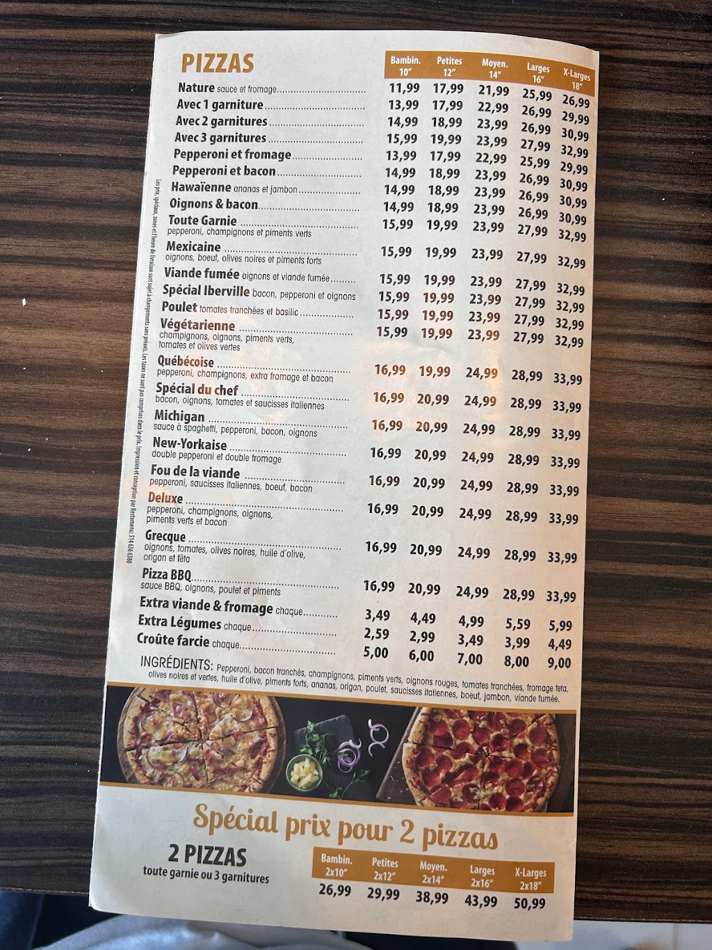 Pizza Alex | 1310 Chemin de la Grande Ligne E, Le Haut-Richelieu, QC J0J 1S0, Canada | Phone: (450) 515-0707