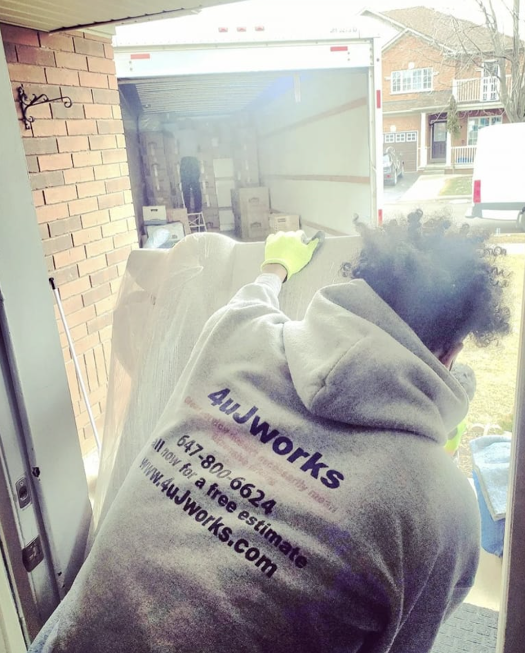 4uJworks Moving Company Inc | 19 Troutbeck Ave, Scarborough, ON M1B 4K6, Canada | Phone: (647) 800-6624