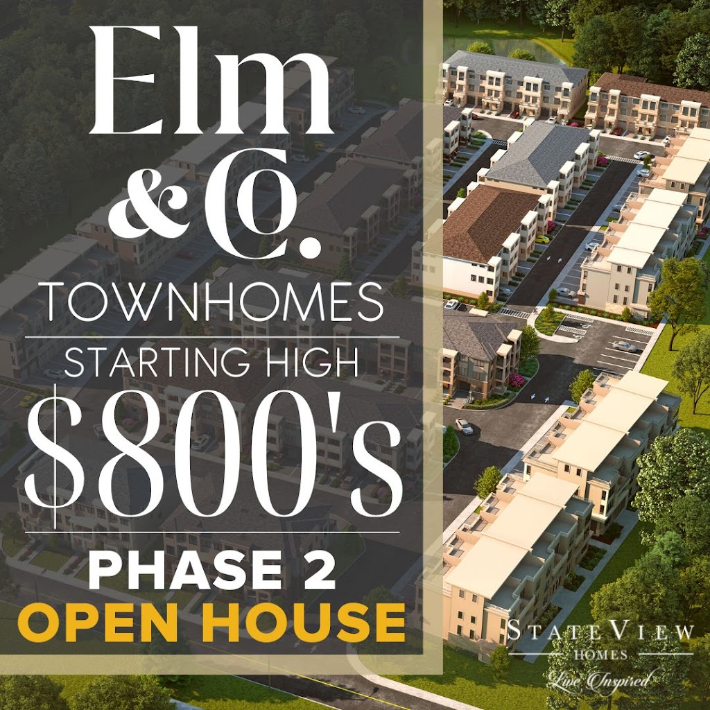 Elm & Co - StateView Homes | 12942 York Durham Line, Whitchurch-Stouffville, ON L4A 7X4, Canada | Phone: (647) 557-3015