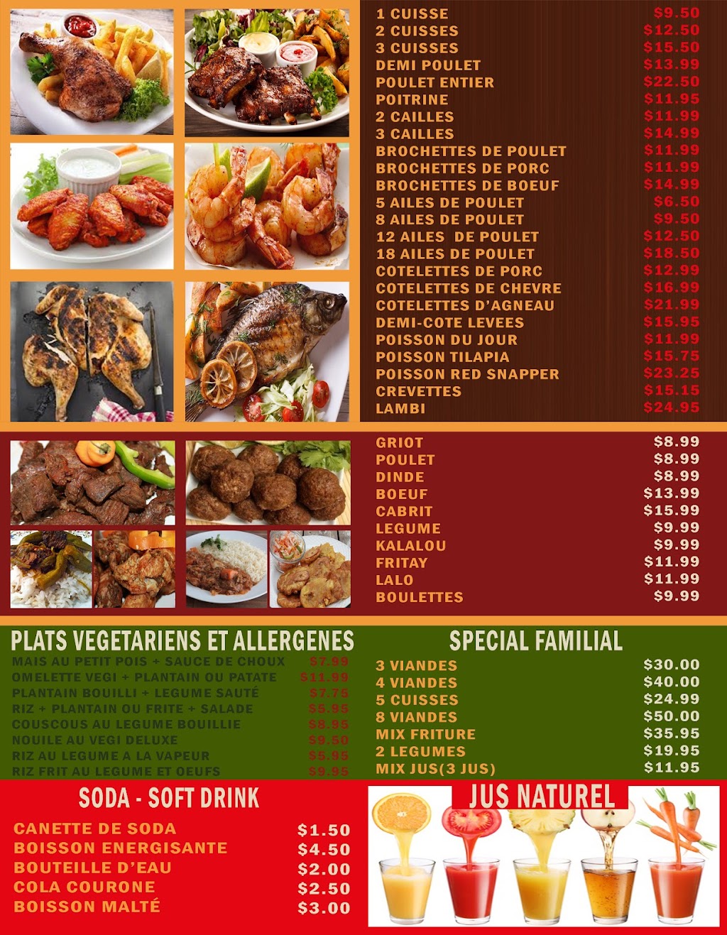 Le Boukanier Grillades & Resto-Bar | 3736 Rue Sabrevois, Montréal-Nord, QC H1H 2W8, Canada | Phone: (514) 329-5293