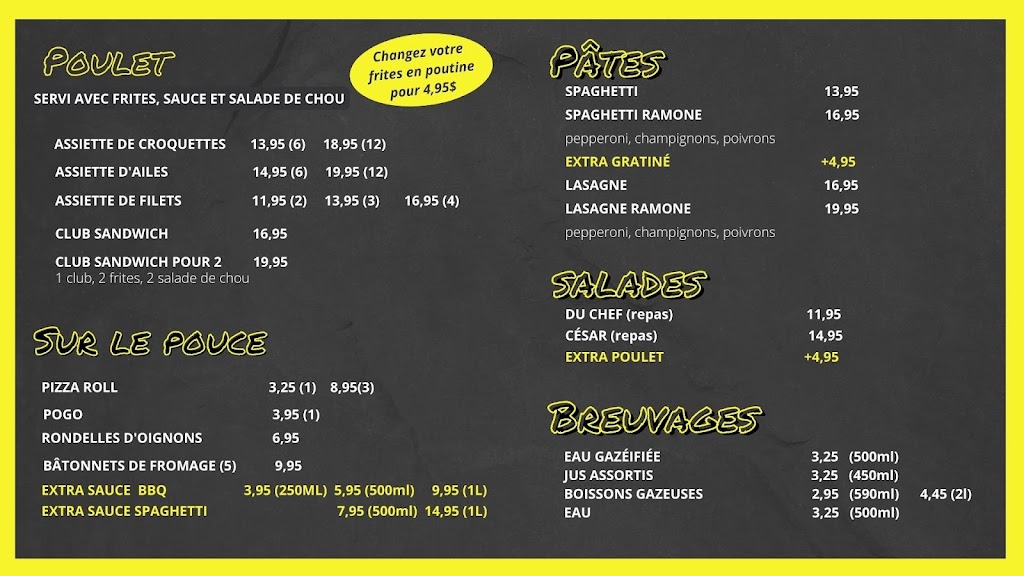 Ramone Pizzeria Sorel-Tracy | 493 Bd Fiset, Sorel-Tracy, QC J3P 6J9, Canada | Phone: (450) 249-0218