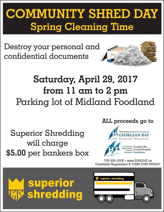Superior Shredding | 79 Champlain Rd, Penetanguishene, ON L9M 2G2, Canada | Phone: (705) 528-9083