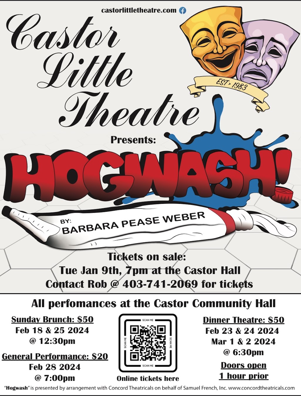 Castor Little Theatre | box 476, Castor, AB T0C 0X0, Canada | Phone: (403) 741-2069
