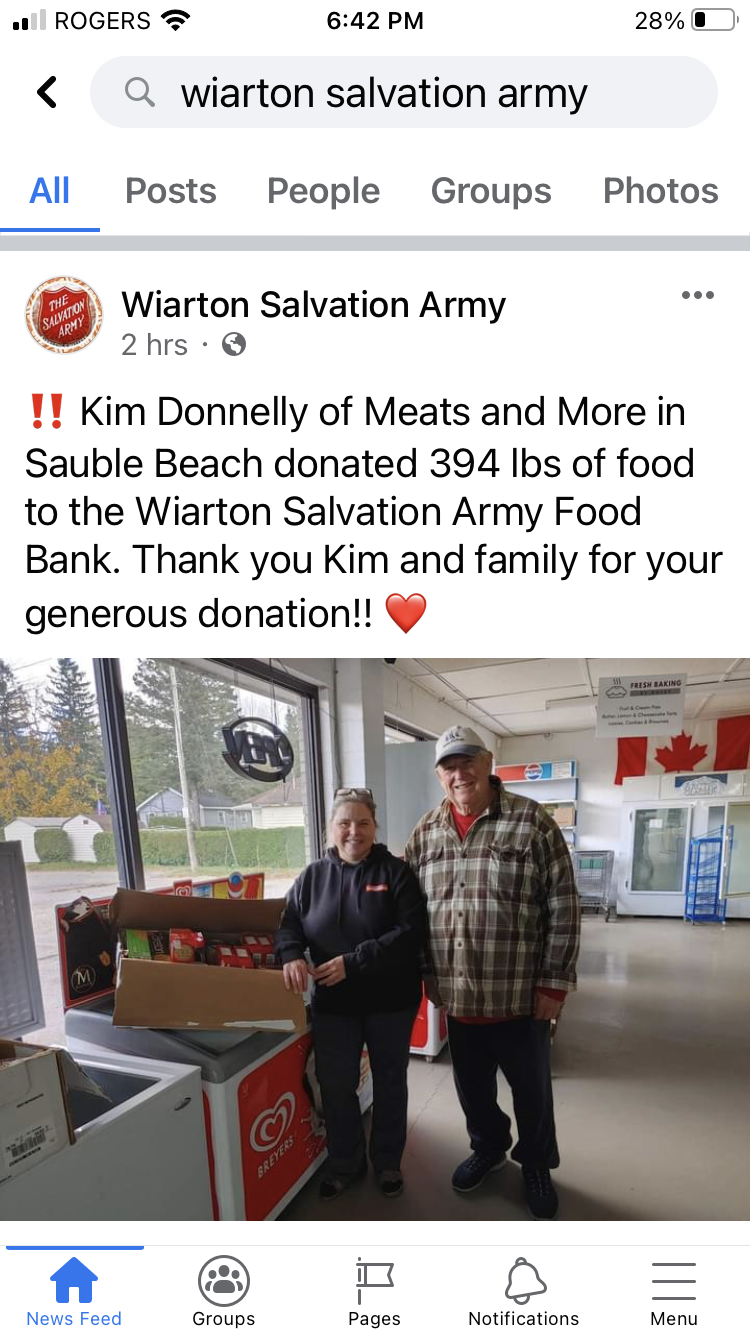 North Sauble Meats N More | 68 Sauble Falls Rd, Sauble Beach, ON N0H 2G0, Canada | Phone: (519) 422-3838