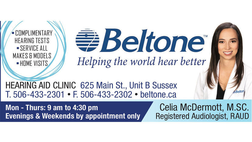 Beltone Hearing Aid Clinic Sussex | 20 Kennedy Dr Unit 2, Sussex, NB E4E 2P1, Canada | Phone: (506) 433-2301